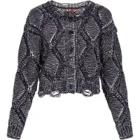 MyMo ROCKS Cardigan noir / blanc