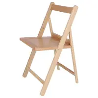 Wellhome Chaise Norte En Finition Laque Bois De Hêtre 43x47x79 Cm
