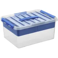Q-Line Boîte de rangement - Bleu -