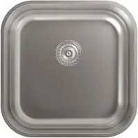 Edesa Fuji Be Plus 1c R-40 44x44x20 Cm Sink Argenté