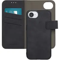 IMoshion Etui de télephone luxe 2-en-1 amovible pour Apple iPhone 17e / 16e - Noir