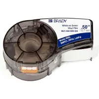 Brady M21-500-595-GN ruban vinyle blanc sur vert 12,7 mm x 6,40 m (d'origine)
