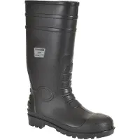 Portwest FW94 Classique Bottes de sécurité en caoutchouc S4 Noir Gr. 43
