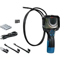 Bosch Caméra d'inspection GIC 12V-5-27 C, 4 piles LR6 de 1,5 V (AA)