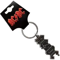 AC/DC 3D Silver Logo Schlüsselanhänger, Argent