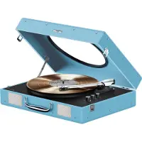 Mixx Revival 65 Stereo Vinyl Record Player Deck - Blue Tourne-disque