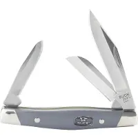 Buck Cadet 0303GYS2 Satin 420HC, Gray Synthetic Nickel Silver, couteau de poche