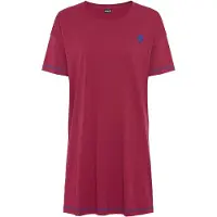 LASCANA Chemise de nuit bleu / bleu clair / baie
