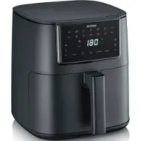 Severin Friteuse à air chaud , XXL, 7 l, 1 700 W, écran LED, noir, 1 pièce.