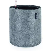 Lechuza Jardinière TRENDCOVER 32 Felt ALL-IN-ONE Gris foncé