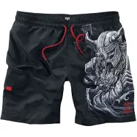 Black premium by emp Short de bain de - Swimming Time - S - XXL - pour Homme - noir - Taille S
