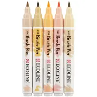 Royal Talens Talens Ecoline 5 brush pens "Beige Pink"