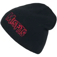 Misfits Bonnet de - Red Horror Logo - pour Unisexe - noir - Taille Standard