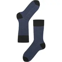 Lenz Think About Blue Chaussettes - Paquet de 2