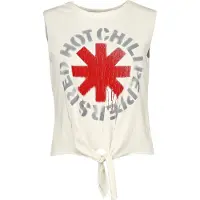 Red Hot Chili Peppers Top de - Amplified Collection - Stencil Asterix - L - XL - pour Femme - blanc - Taille L