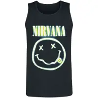 Nirvana Débardeur de - Neon Logo - S - 3XL - pour Homme - noir - Taille M