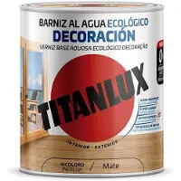 Titan GENERIQUE - Vernis Ecologique A L'eau Incolore Decoration Mat 250ml Titanlux M22100014