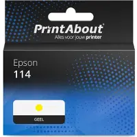 PrintAbout Cartouche compatible pour Epson 114 (C13T07B440) - Jaune