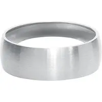 EtNox Bague de - Bague Acier Inoxydable - pour Unisexe - couleur argent - Taille M