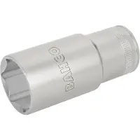 Pgb-Europe 1/2´´ Long Hexagonal Socket 20 Mm Argenté