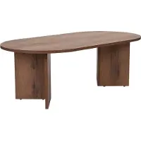 Skye Decor , Sable - VNT Walnut, table basse, noyer, plateau 100 % mélamine, 119 x 60 x 40 cm
