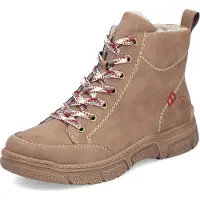 Rieker Bottes à lacets, à traction et à boucles en marron, taille 39