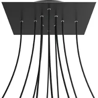 Creative Cables Krovnq4010f103 Xxl Kit Rose-one Carré Noir Mat Rose