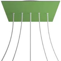 Creative Cables Kroq405lf116 Xxl Rose-one Square Prairie Verte Kit De Roses