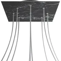 Creative Cables Krovnq409ef104 Xxl Rose-one Square Kit De Roses En Marbre Marquina