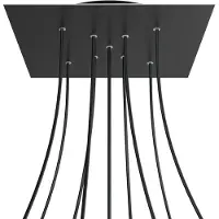 Creative Cables Krovnq409xf103 Xxl Kit Rose-one Square Matte Black Rose