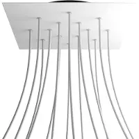 Creative Cables Krovnq4014f102 Xxl Rose-one Square Mat Blanc Kit De Roses
