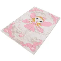 Wellhome 80x150 Cm Wh0962-3 Carpet Rose