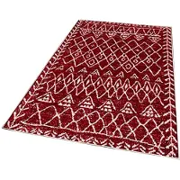 Wellhome 140x220 Cm Wh0986-7 Carpet Rouge