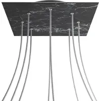 Creative Cables Krovnq408f104 Xxl Kit De Rose En Marbre Marquina Rose-one Square