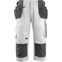 Mascot Unique 14349 Hanging Pockets 3/4 Pants Blanc 51
