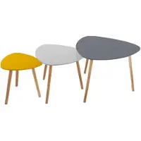 Atmosphera Jj1877 Coffee Table 3 Units Multicolore
