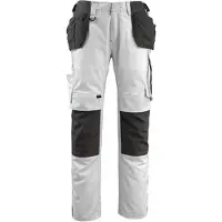 Mascot Unique 14031 Hanging Pockets Big Work Pants Blanc 62 / 35