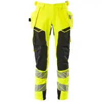 Mascot Accelerate Safe 19031 Hanging Pockets Big Work Pants Jaune 50 / 35 Homme