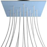 Creative Cables Krovnq4014f114 Xxl Kit De Rose Carrée Light Blue Rose