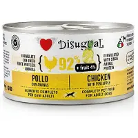 Disugual Aliment Humide Pour Chiens Aux Fruits Poulet Et Ananas 12x150g