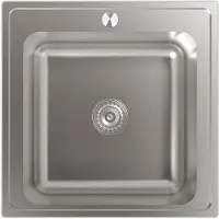 Edesa évier Veleta Se 50 1c R-40 50x50x18 Cm