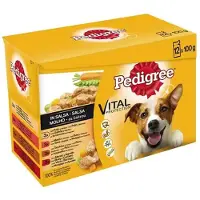 Mars Pedigree Salsa Mixto 12x100g Dog Snack 4 Units Jaune