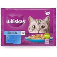Mars Whiskas Sélection Poisson 4x85g Friandise Pour Chat 13 Unités