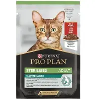 Purina Pro Plan Snacks Viande Pour Chat Stérilisé 85g 26 Unités