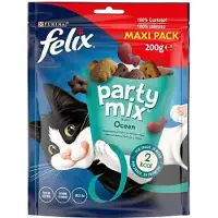 Purina Casse-croûte Felix Party Mix Seaside Mix 200g 5 Unités