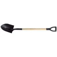 Stocker Pelle Steel Wooden Handle 124 Cm