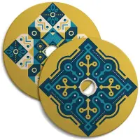 Creative Cables Paravent En Bois Motif Ovni Par Illustrators Double Face Édition Spéciale Italien 33 Cm