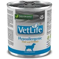 Farmina Nourriture Pour Chiens Vet Life Hypoallergénique Au Poisson Et Aux Pommes De Terre 300g 6 Unités