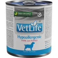 Farmina Nourriture Pour Chiens Vet Life Hypoallergénique Au Porc Et Aux Pommes De Terre 300g 6 Unités