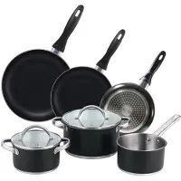 San Ignacio Ensemble De Casseroles 16/20/24 Plus Ensemble De Poêles 16/20/24 Cm 5 Pièces